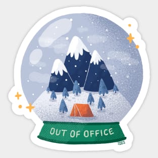 Out of Office Sticker